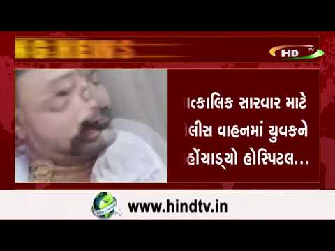 બેભાન યુવકની મદદે આવી દ્વારકા પોલીસ,